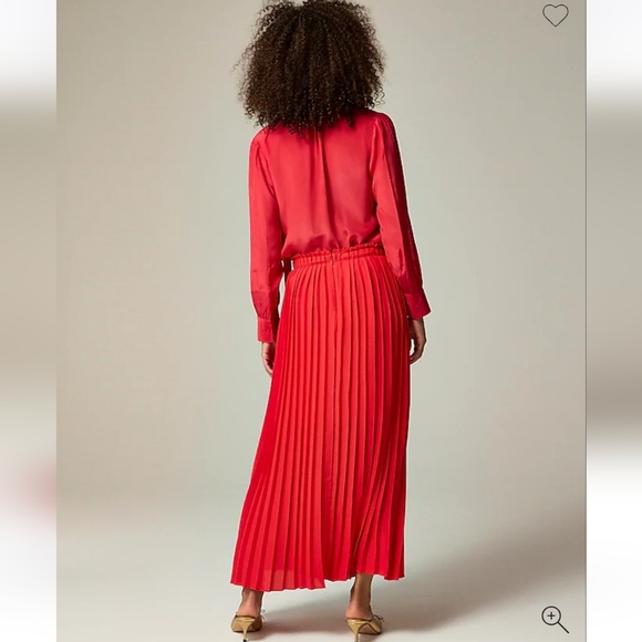 J. Crew Pleated Georgette Maxi Skirt - black - Picture 14 of 14